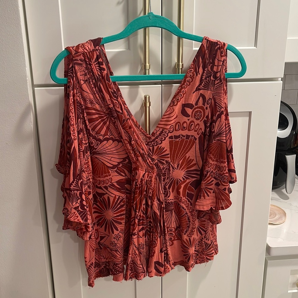 Free People Flowy Short Sleeve